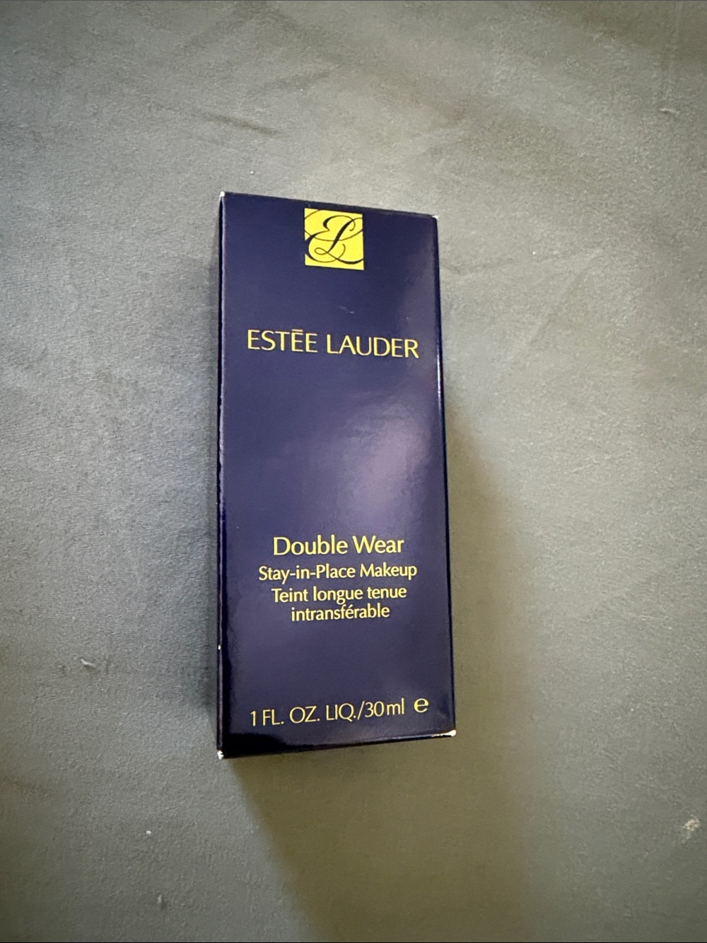 Estee Lauder Double Wear Makeup Box - Navy & Gold